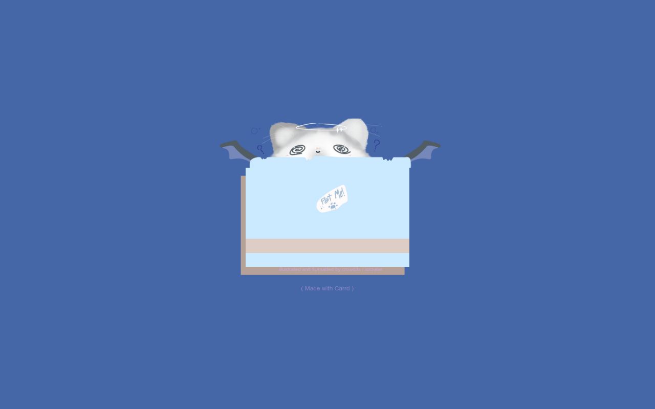 Carrd profile picture for @raccoons